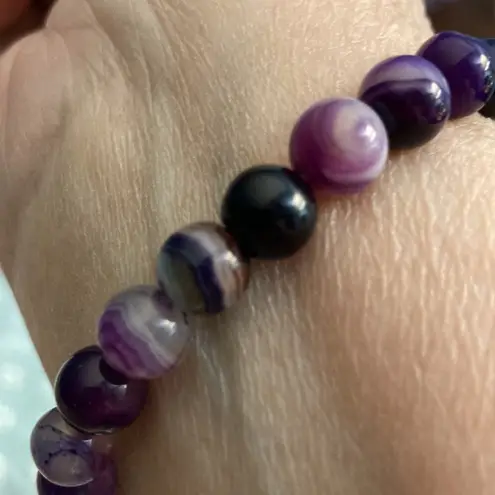 Purple Agate Bracelet