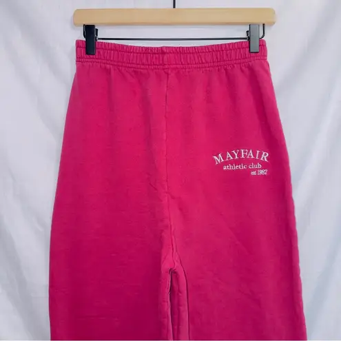 Mayfair The Label red oversized high waisted casual loungewear sweatpants S/M Size undefined