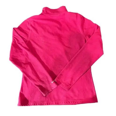 The North Face  Pink TKA 100 Glacier‎ 1/4 Zip Embroidered Fleece Barbie Pink