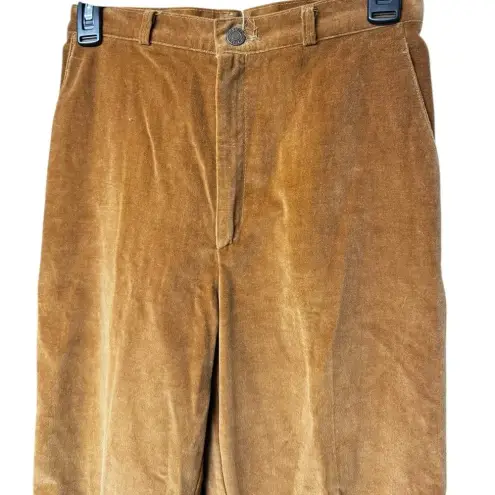 Calvin Klein ‎ Vintage Brown Cotton Straight Leg Pants Size 8