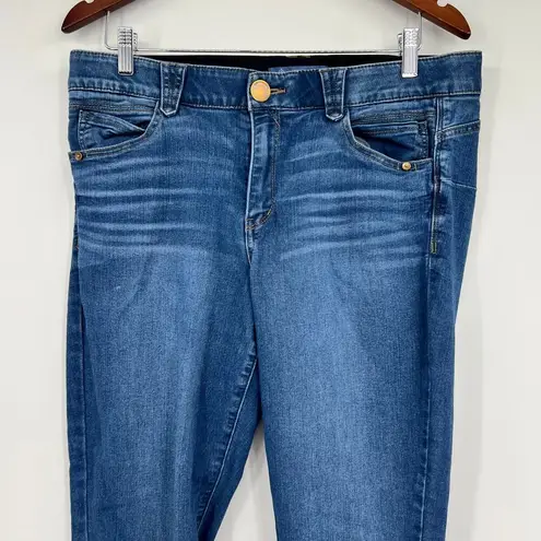 Democracy absolution plus size blue jeans pockets zip & button closure size 14