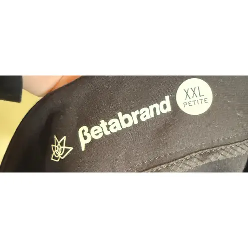 Betabrand Women's Pants XXL Petite Black Pencil Cigarette Ankle Zip Skinny Yoga