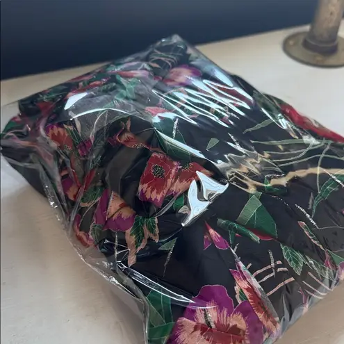 MISA Los Angeles Open Back Floral Maxi Dress NWT SMALL