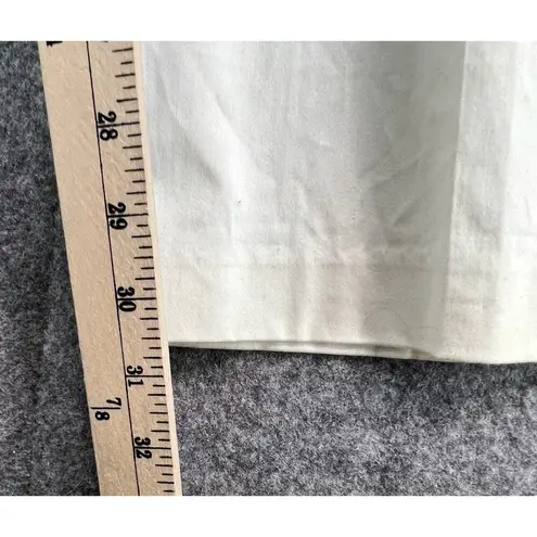 Pendleton Trousers Womens 10 White Stretch Flat Front Straight Leg Pants Coastal