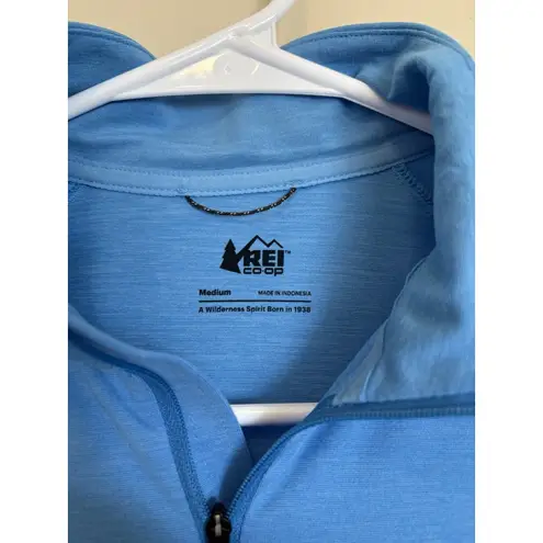 REI Coop Top Womens M Blue Active Pursuits Quarter