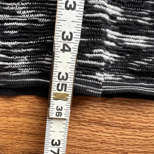 Missoni M Knit Sweater Dress Sz Med Black Black Space Dye Italy Tunic