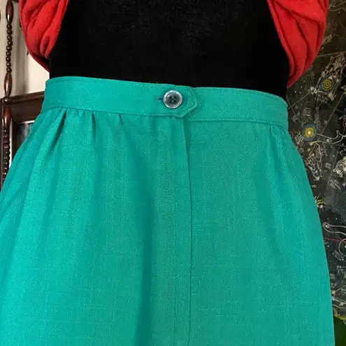 American Vintage VTG 60’s Turquoise High Waisted Pencil Skirt! Excellent Shape! Size (vintage) 6!