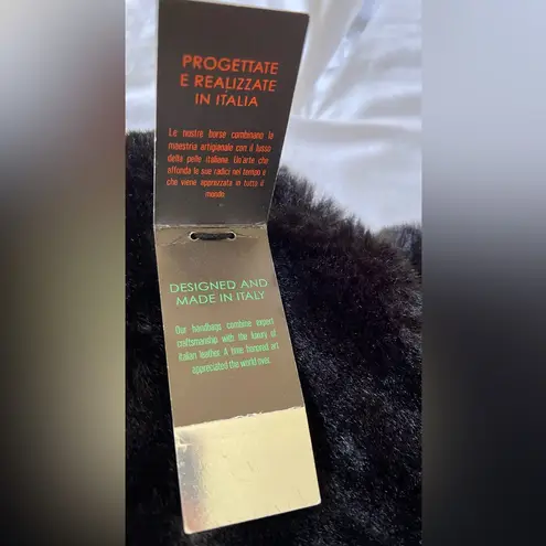 Expressions NYC Black Faux Fur Tote, NWT