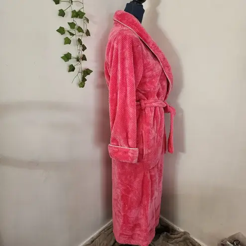 Pink Breast Cancer Awareness Plush Robe Size M