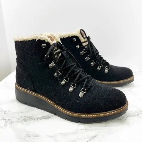 Dr. Scholls So Comfy Waterproof Low Wedge Winter Boots Size 7.5