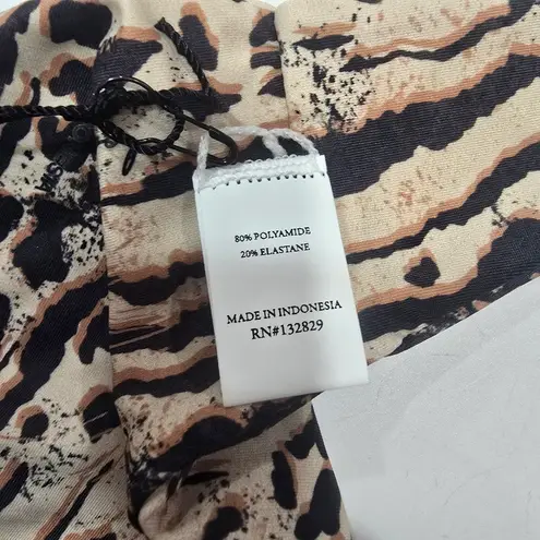 Lovewave the Bree Top in Nude Vintage Leopard xs