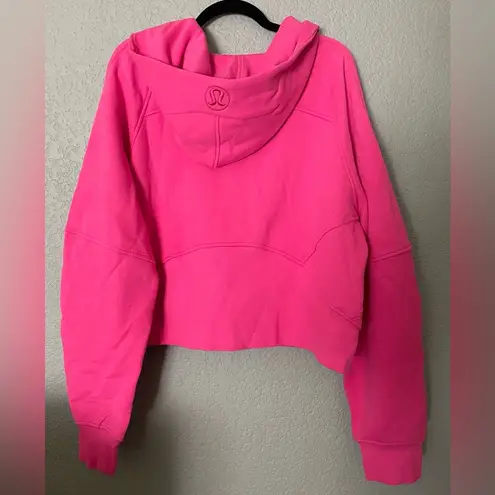 Lululemon NWT  Scuba Oversized Half Zip Hoodie Jacket Sonic Pink Size M/L