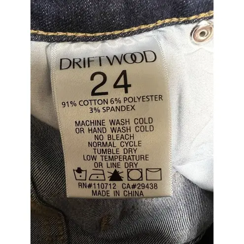 Driftwood Jackie High Rise Gold Moon Stars Skinny Jeans Women’s Size 24