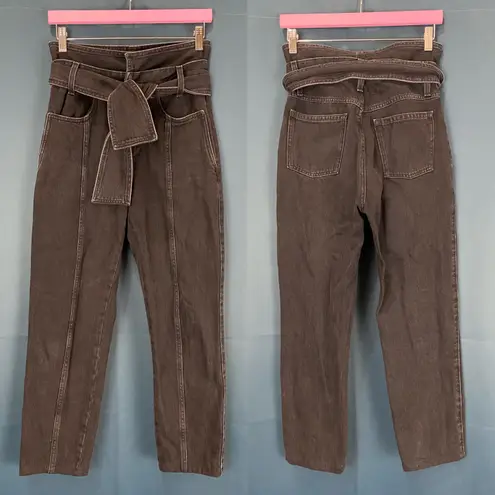 IRO Paris Ouzilly Belted Paperbag High Waisted Jeans