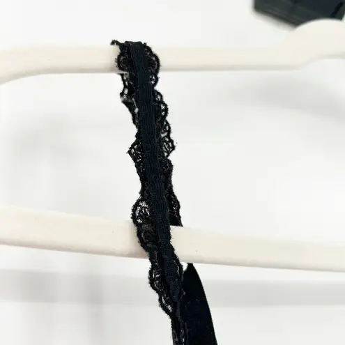 La Perla Vintage Lingerie Whimsigoth Sheer Lace Underwire Bra Size 36C Black