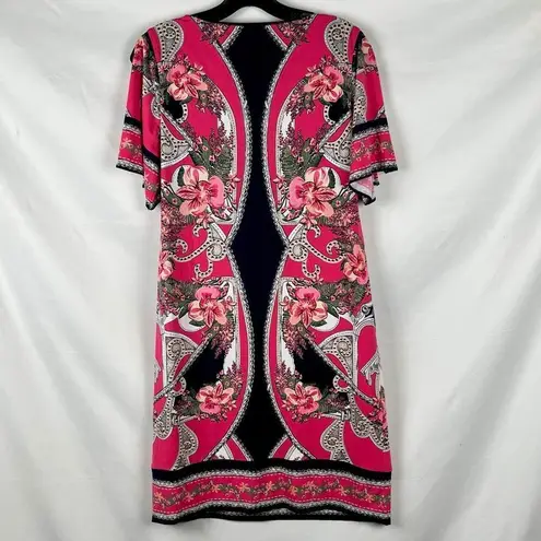 JM Collection JM Collections Petite Floral Split Sleeve Dress PM