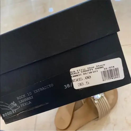 Giuseppe Zanotti Design Rock 10 Perla Sandals 38.5