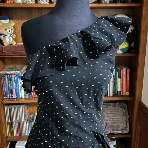 WAYF Norton One Shoulder Mini Dress