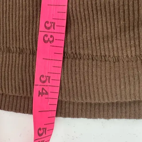 SKIMS  Soft Lounge Long Sleeve Maxi Dress Brown Sz S