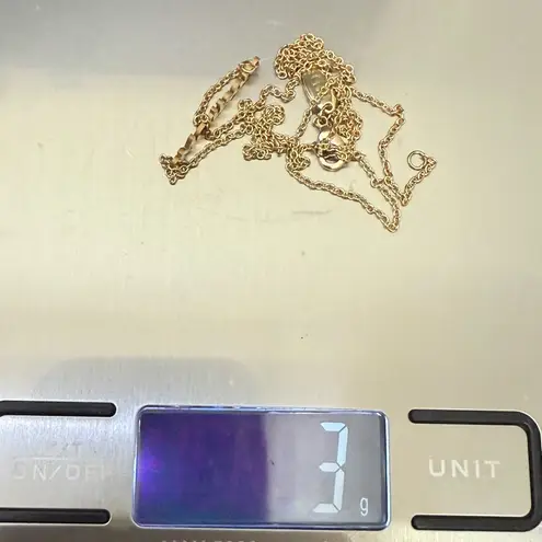 Marina De Buchi MDB Gold-tone Personalized Name “Madison” Pendant Necklace 3g.