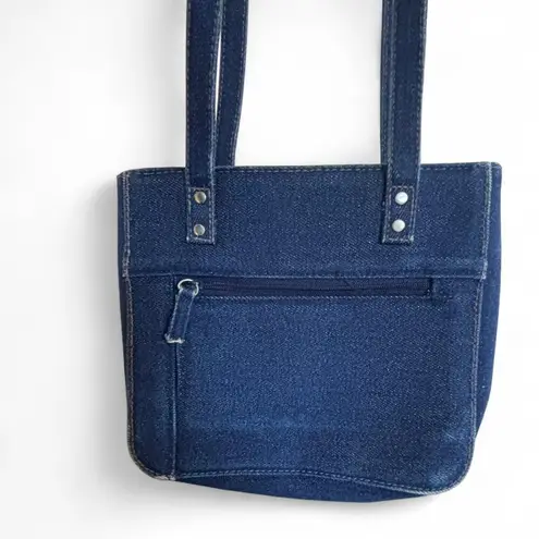 Rosetti 90'S vintage Mini Blue Jeans Denim Pocket Shoulder NY bag