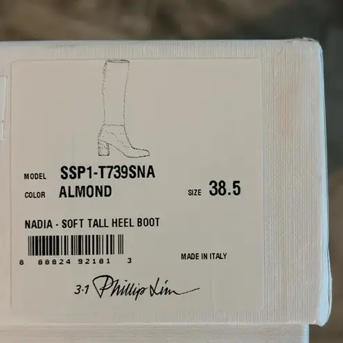 3.1 Phillip Lim Nadia High Block Heel Boots, Size 38.5 New in Box Retail $950
