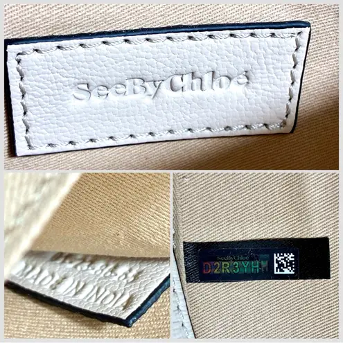 See By Chloe Saddie Double O Ring Leather Belt Bag Cement Beige NWT