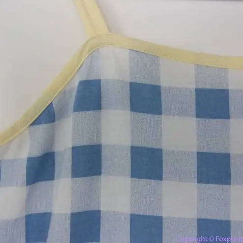 Vintage Autumn Deer 100% cotton sleep gown/ dress, XXS Blue