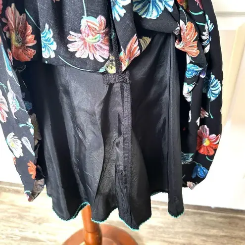 Moulinette Soeurs Anthropologie Asters Everywhere floral dress