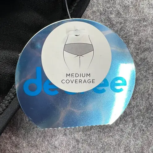 Decree Bikini Bottom Womens 3XL Black Hipster Swimsuit Medium Coverage Beach NEW