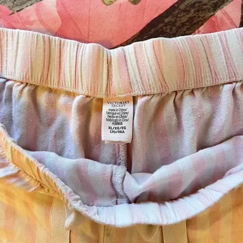 victoria's secret pink striped pajama pants y2k vintage 2000s angel