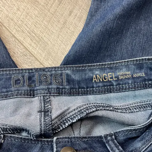 DL1961 Angel Mid-Rise Skinny Ankle 4-Way 360 Stretch Comfort Jeans