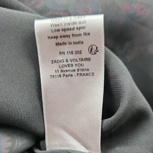 Zadig & Voltaire Joyo Long Print Mandala Skirt 38