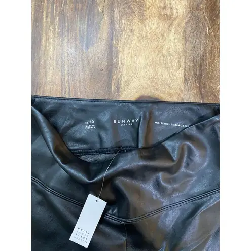 White House | Black Market NWT  Run Way Legging Size 10 faux leather