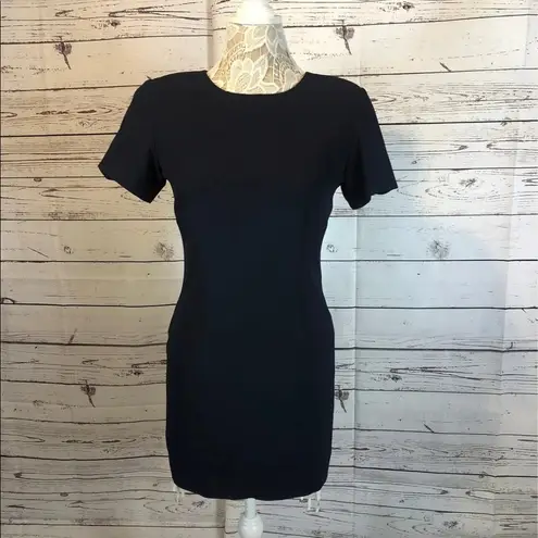 Lord and Taylor petite fitted Navy dress