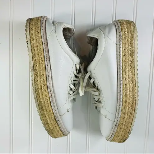 Rag and Bone  Leather Flatform Tennis Shoes Sz 8.5