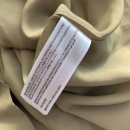 Keepsake the Label Cosmic Girl Ruffle Dress in Willow Tan Beige Green Size Small