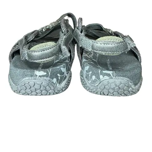 Merrell Jacardia Q-Form Leather Sandals Size 8 Black