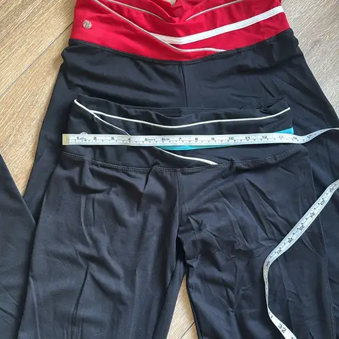 Bally Red and Black Performance Leggings