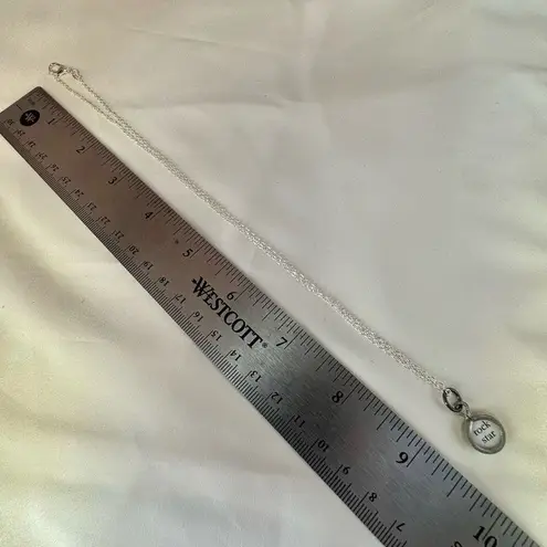 Skeleton rock star small pendant necklace