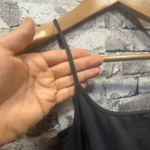 EUC Recover Spaghetti Tank Top Dark Grey Black Size undefined