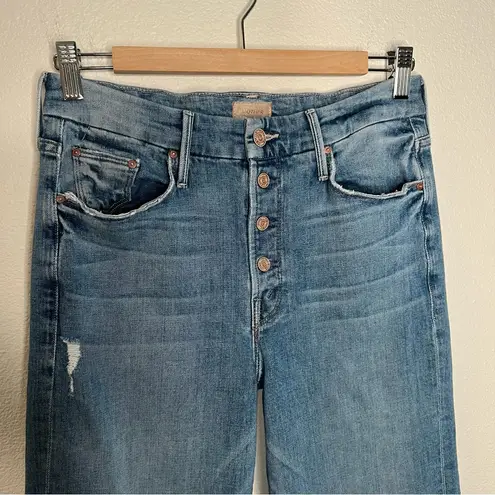 MOTHER Denim Mother The Pixie Roller Ankle Fray jeans Let’s Kick It 28