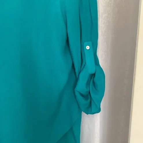 FEVER Turquoise Tunic Sz: XXL Blue