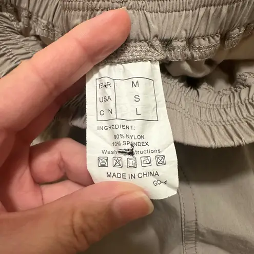 Gray Women's Athletic Jogger Style Athletic Track Pants