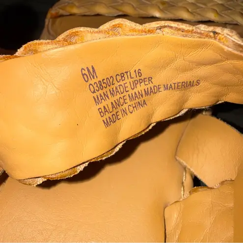 Kork-Ease Korks Callista Braded Leather Sandal in Natural Tan Size 6M