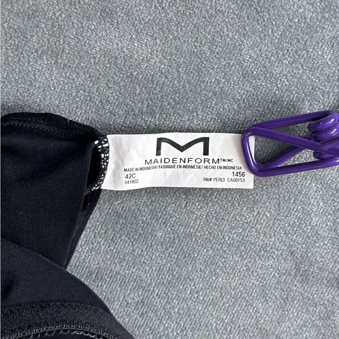 Maidenform 42C Ultra-Firm Tummy Control Shapewear Bodysuit Underwire Bra