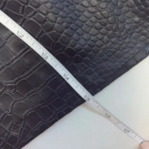 Faux Crocodile High Waist Shorts NWOT Black Size M