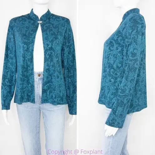 Vintage R&M Richards blue jacket and tank top, size 10