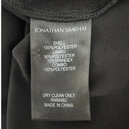 Simkhai Signature Joy Guipure Lace Mini Dress Black size 4