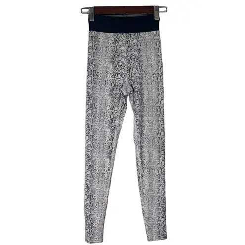 ONA by Yoon Chung Leggings White Black Snake Print Women's Size Small NWT